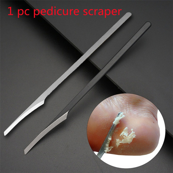 1pc Pedicure Tools Professional Stainless Steel Foot Scrubber Dead