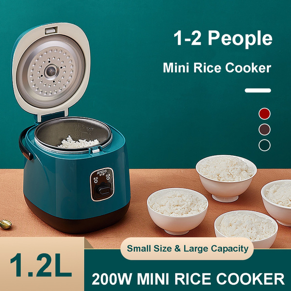 1.2L Mini Rice Cooker, Electric Lunch Box, Travel Rice Cooker Small,  Removable