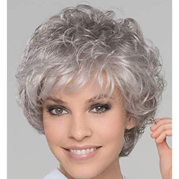 Ladies silver hotsell grey wigs