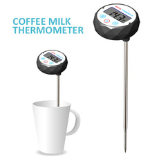 Steel, Coffee, Stainless Steel, coffeemilkthermometer