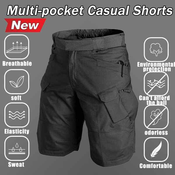 Mens Jeans Cotton Knee Length 3/4 Capri Pants Casual Cargo Long Denim Shorts  (1#,S,Small) at Amazon Men's Clothing store