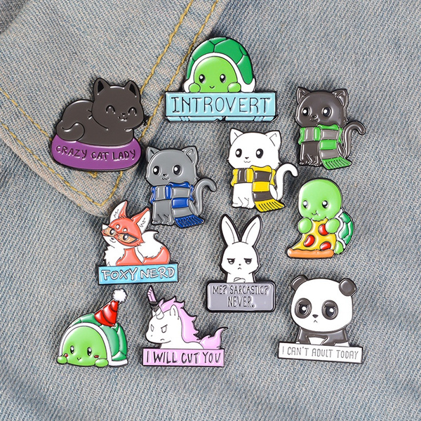 Lovely Animals Clothes Brooch Enamel Pins Bag Lapel Pin Jeans Badge Unisex Jewelry Gift for Friend | Wish Lovely Animals Clothes Brooch Enamel Pins Bag Lapel Pin Jeans Badge Unisex Jewelry Gift for Friend | Wish