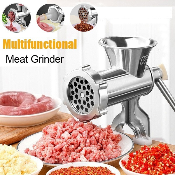 Multifunctional Manual Meat Grinder Kitchen Tool Aluminum Alloy Large  Capacity Manual Grinder
