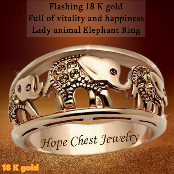 Charm Jewelry Elephant Diamond 