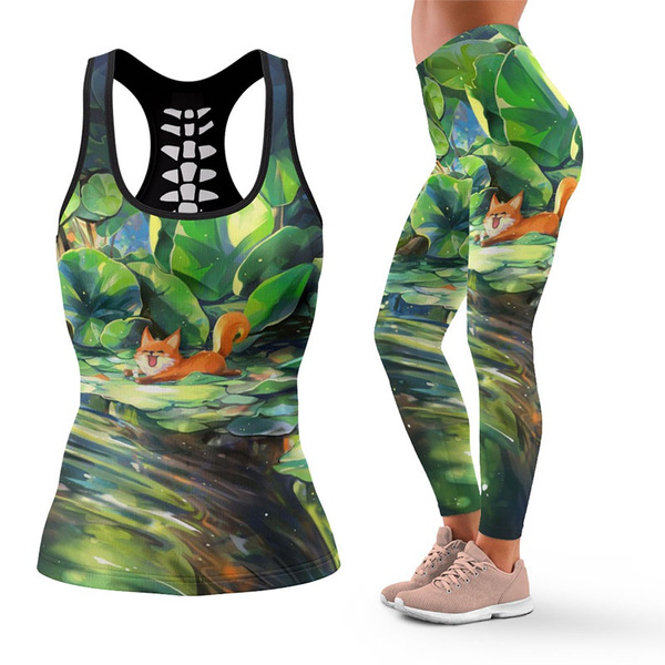 Fox Leggings  Printed leggings, Clothes for women, Fashion