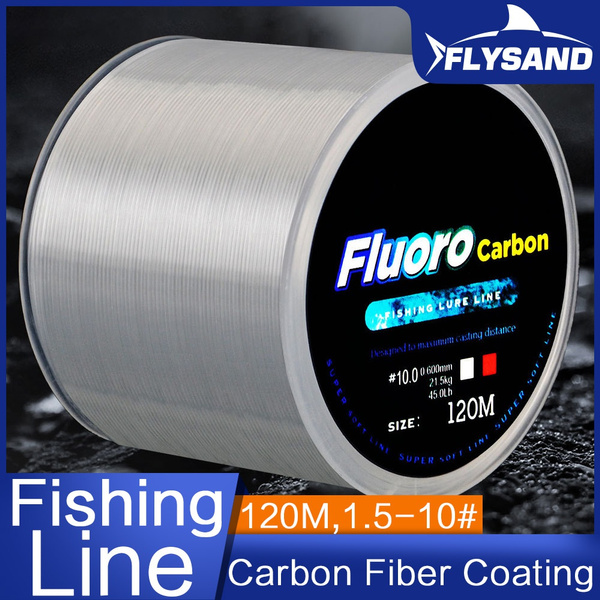 Fishing Line 120M Fluorocarbon Coated Fishing Line High Quality Fishing