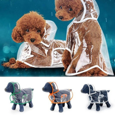 pet clothes, hooded, puppy, pet rain coat dog waterproof