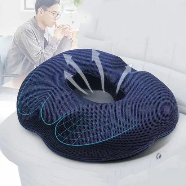 Donut Pillow Seat Cushion Anti-slip Memory Foam Tailbone