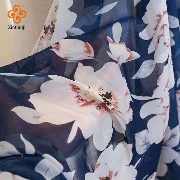 Flower Printed Dress Material