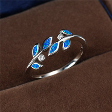 925 sterling silver, wedding ring, blueopalring, Engagement Ring