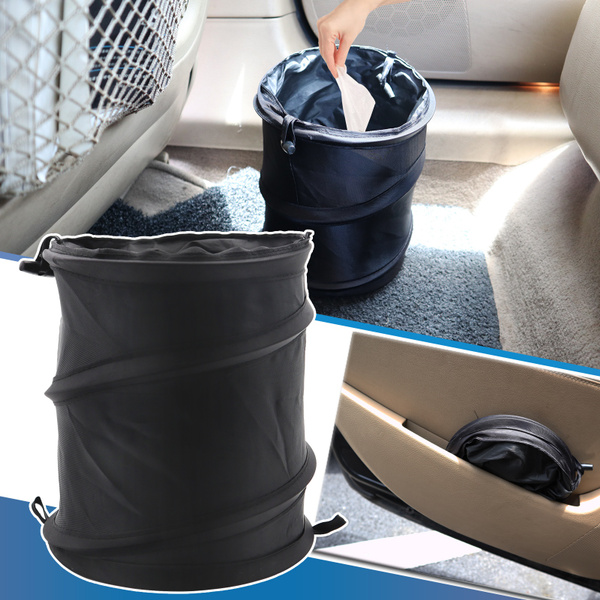 Foldable Portable car Trash can car Travel pop-up Leak-Proof Trash Bag 