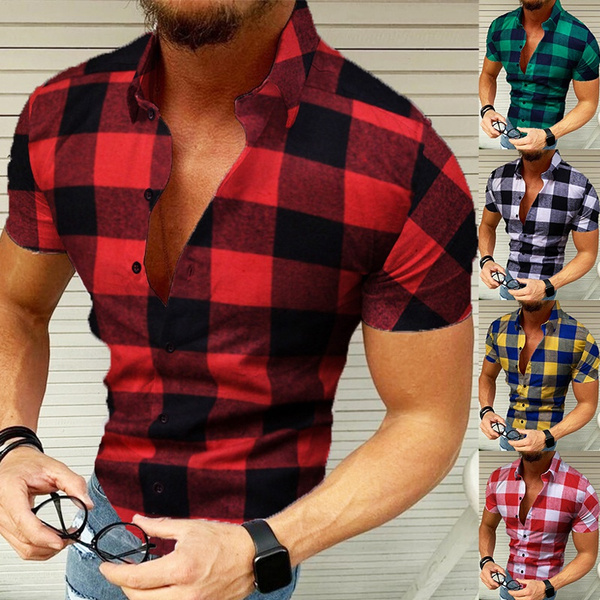 summer check shirt