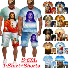 Shorts, Christian, Graphic T-Shirt, Personalized T-shirt