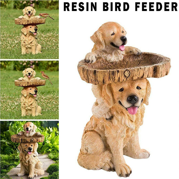 dog bird feeder