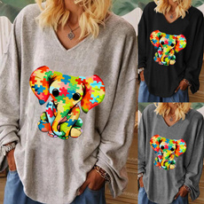 blouse, Blouses & Shirts, Plus Size, Elephant