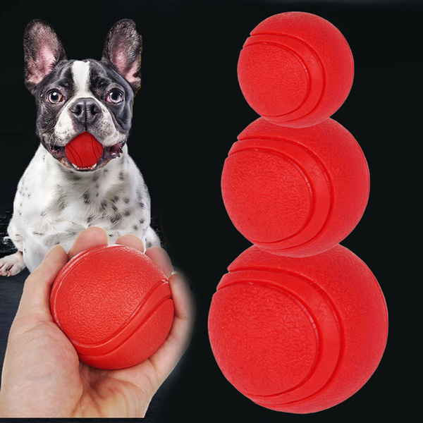 Dog Toy Bouncy Balls Rubber, Rubber Ball Dog Toy Large