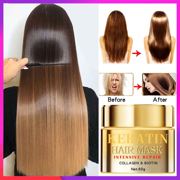 Newest Keratin Treatment Hair Mask Hair Conditioner Hair Moisturizing  Essential Oil Repair Nourishing for Dry Damaged Hair Essence Care Smoothing  Maintenance（10g/20g/30g/40g/50g/60g） | Wish