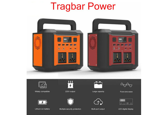 Tragbarer Generator 296Wh Solar Powerstation Notstrom reservieren DC/AC/USB/LED 