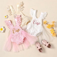 firstbirthday, babyromperjumpsuit, babygirloutfit, Rompers