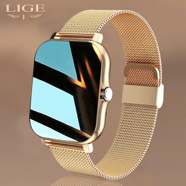 LIGE New Women Smart Watch Men 1.69