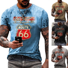 route66, Summer, summer t-shirts, Necks