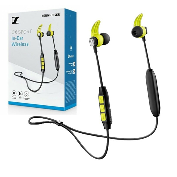 2021 New Upgrade Sennheiser CX Sport Bluetooth In Ear Wireless Sports Headphones Black Yellow