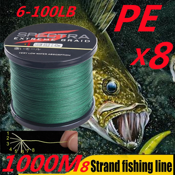 500M 1000M.SPECTRA 8 strand Super strong Japan Multifilament Fluorescent  yellow 100% PE Braid Fishing Line