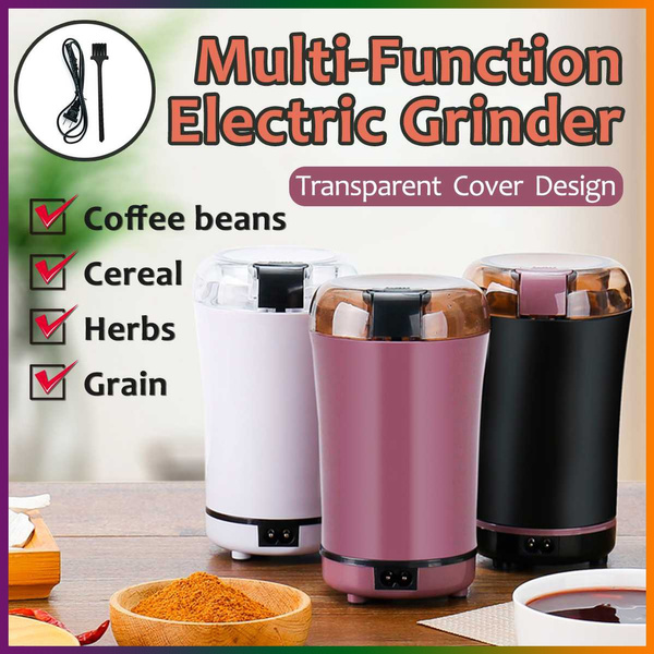 Mini Electric Coffee Bean Grinder Nut Seed Herb Grind Spice Mill
