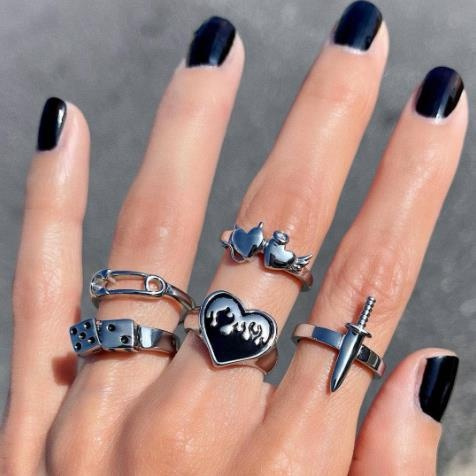 Heavy Metal Rings Jewelry