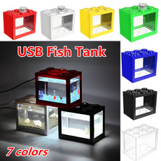 Mini, fishtankaccessory, Office, aquariumdekoration