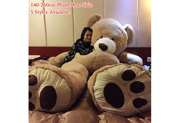 1pc Huge Size 260cm American Giant Bear Skin Teddy Bear Coat Good Quality Fact 