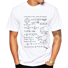 mathematic, Shorts, tshirt men, letter print