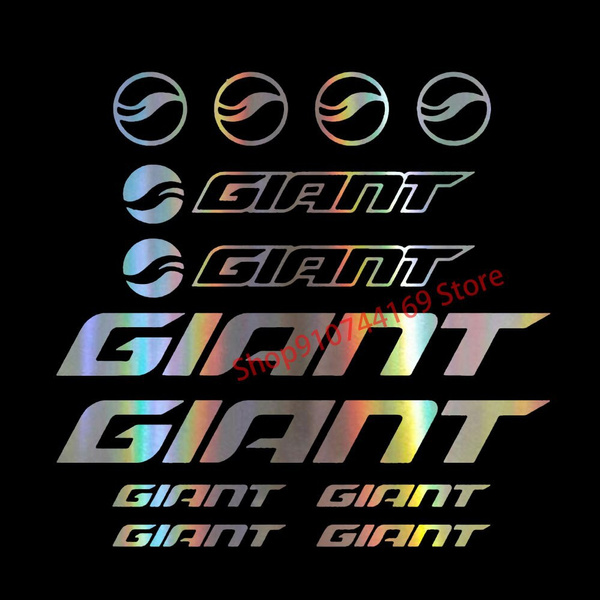 for GIANT Diecut Decal Sticker sheet (cycling, mtb, bmx, bike, frame