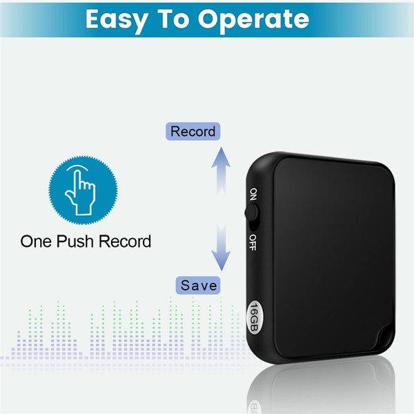 Small Voice Recorder Mini Dictaphone Audio Sound Recorder Professional Digital 