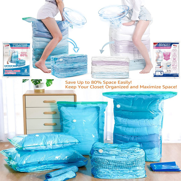 Stay organized in your home with vacuum sealed bags