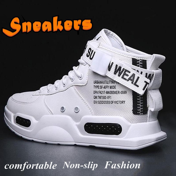 Mens high deals top tennis shoes