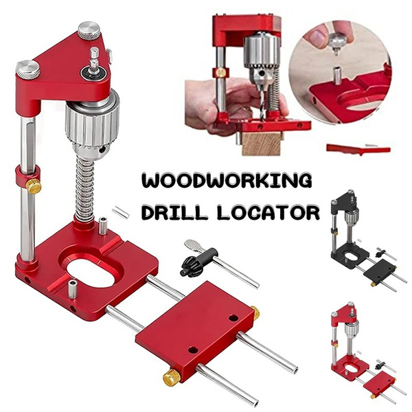 Best Woodworking Drill Positioner of 2022Portable Adjustable Perfect Upright and Centered Drill