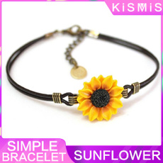 cutejewelry, Jewelry, sunflowerbracelet, Love Bracelet