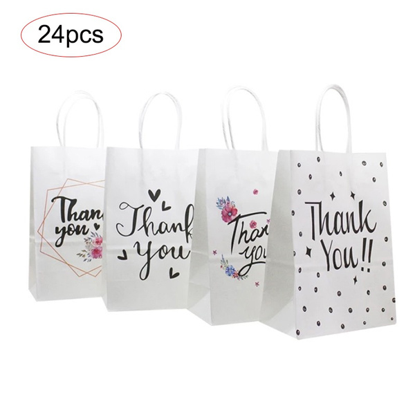 Small Shopping Mall Carrier Paper Gift Bags with Handle