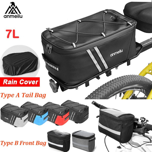 Anmeilu 7L Bike Trunk Bag Bicycle Rear Bag Bike Rack Bag with BIke