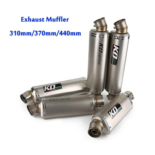 38-51mm Universal Exhaust Pipe Muffler End Tips With Removable DB Killer  Silencer Modified Slip On Motorcycle Dirt Bike ATV
