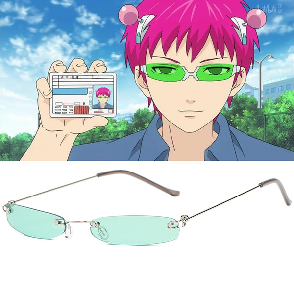 Anime Glasses The Disastrous Life of Saiki Kusuo Cosplay Óculos de