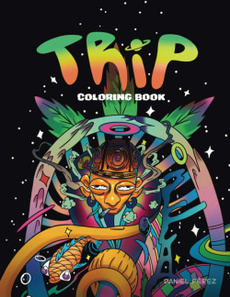 trippyadultcoloringbook, art, Travel, coloringbookforgrownup