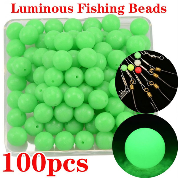 Fishing Beads 100pcs Colorful Round Fishing Beads Fishing Beads