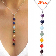 chakranecklace, gemstonenecklace, healingbracelet, necklace charm