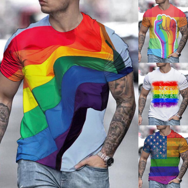 Tee shirt gay pride hot sale