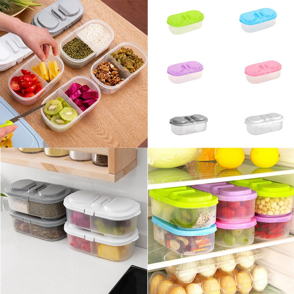 Kitchen Transparent Storage Box Fruit Vegetable Storage Contain Sealed Home  Organizer Food Container Refrigerator Storage Boxes