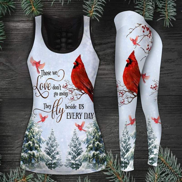Cardinal Those We Love Don't go Away Hollow Combo Legging + Tank Limited By  SUN Women Sexy Hip Tight Yoga Pants Fitness Leggings Stretch High Waist  Pants