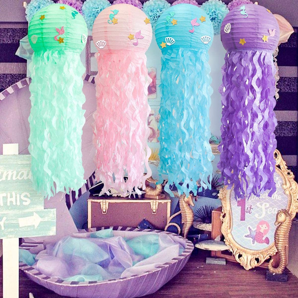 Ocean Party Decor Party Supplies Jellyfish Paper Lantern Party