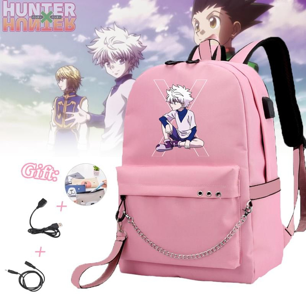 Vestuario y Calzado Mochila Anime Hunter X Hunter Carga Usb Niño mimas.ir